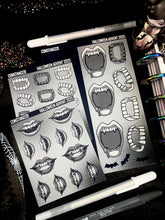 Load image into Gallery viewer, Halloween 2025 BW Advent Day 7 Sticker Sheets