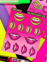Load image into Gallery viewer, Halloween 2025 Advent Day 7 Sticker Sheets