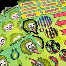 Load image into Gallery viewer, Halloween 2024 Advent Day 4 Sticker Sheets