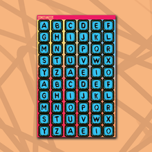 Load image into Gallery viewer, 318 Jumbo Bead Letter Sticker Sheet