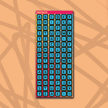 Load image into Gallery viewer, 318 Bead Letter Sticker Sheet