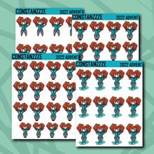 Load image into Gallery viewer, Winter 318 Chibi Sticker Sheet
