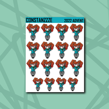 Load image into Gallery viewer, Winter 318 Chibi Sticker Sheet