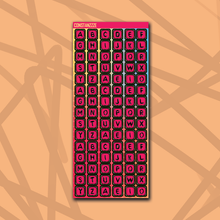 Load image into Gallery viewer, 318 Bead Letter Sticker Sheet