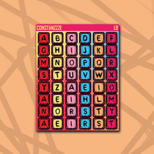 Load image into Gallery viewer, 318 Medium Bead Letter Sticker Sheet