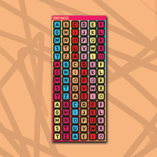 Load image into Gallery viewer, 318 Bead Letter Sticker Sheet