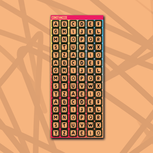 Load image into Gallery viewer, 318 Bead Letter Sticker Sheet