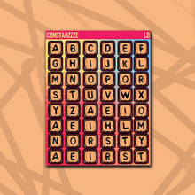Load image into Gallery viewer, 318 Medium Bead Letter Sticker Sheet