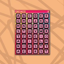 Load image into Gallery viewer, 318 Medium Bead Letter Sticker Sheet