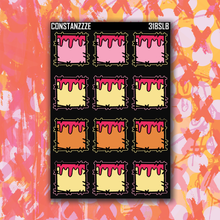 Load image into Gallery viewer, 318 Drippy Stitched Box Sticker Sheet Box Sticker Sheet