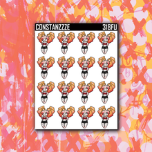 Load image into Gallery viewer, 318 Chibi F*** You Sticker Sheet