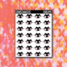 Load image into Gallery viewer, 318 Lips Sticker Sheet