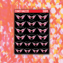 Load image into Gallery viewer, 318 Pink Lips Sticker Sheet