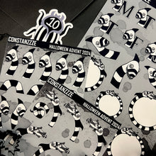 Load image into Gallery viewer, Halloween 2024 Advent Black and White Day 10 Sticker Sheets