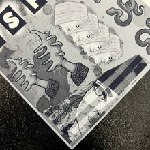 Load image into Gallery viewer, Halloween 2024 Advent Black and White Day 6 Sticker Sheets