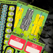 Load image into Gallery viewer, Halloween 2024 Advent Day 3 Sticker Sheets