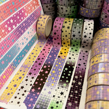Load image into Gallery viewer, Pride Star Grid 2.0 Washi Tape 15mm