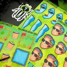 Load image into Gallery viewer, Halloween 2024 Advent Day 9 Sticker Sheets