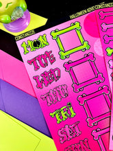 Load image into Gallery viewer, Halloween 2025 Advent Day 4 Sticker Sheets