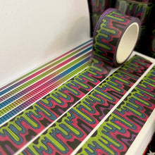 Load image into Gallery viewer, Cheshire Drippie/Grid Washi Tape 5/20mm