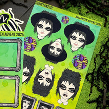 Load image into Gallery viewer, Halloween 2024 Advent Day 2 Sticker Sheets