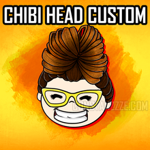 Load image into Gallery viewer, Digital Chibi Head Custom *no codes*