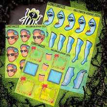 Load image into Gallery viewer, Halloween 2024 Advent Day 9 Sticker Sheets