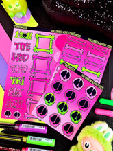 Load image into Gallery viewer, Halloween 2025 Advent Day 4 Sticker Sheets