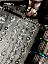 Load image into Gallery viewer, Halloween 2025 BW Advent Day 2 Sticker Sheets