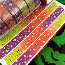 Load image into Gallery viewer, Skullie Grid Sparkle Washi Tape 15mm