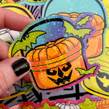 Load image into Gallery viewer, Halloween Bucket Holo Overlay Die Cut Bundle