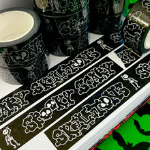 Load image into Gallery viewer, Spooky, Scary, Skele Sparkle Washi Tape 20mm