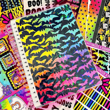 Load image into Gallery viewer, Black Battie Pattern Reusable Sticker Book