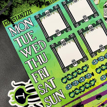 Load image into Gallery viewer, Halloween 2024 Advent Day 1 Sticker Sheets