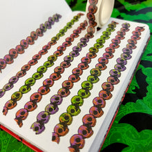 Load image into Gallery viewer, Traditional Halloween Skull Washi Tape