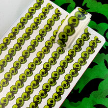 Load image into Gallery viewer, Green Skull Washi Tape