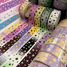 Load image into Gallery viewer, Pride Star Grid 2.0 Washi Tape 15mm