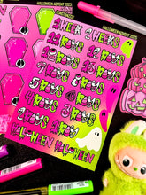 Load image into Gallery viewer, Halloween 2025 Advent Day 1 Sticker Sheets