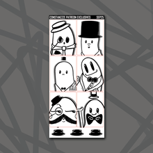 Load image into Gallery viewer, BW Dapper Boos Deco+ Sticker Sheets