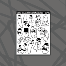 Load image into Gallery viewer, BW Dapper Boos Deco Sticker Sheets