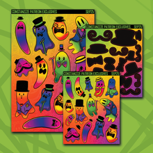 Load image into Gallery viewer, Bright Dapper Boos Deco Sticker Sheets