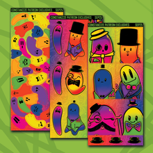 Load image into Gallery viewer, Bright Dapper Boos Deco+ Sticker Sheets