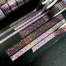 Load image into Gallery viewer, Holo Star Grid Washi Tape 5/10/15mm