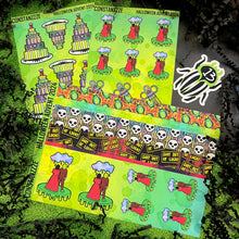 Load image into Gallery viewer, Halloween 2024 Advent Day 13 Sticker Sheets