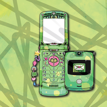 Load image into Gallery viewer, Charm Galaxy Flip Phone