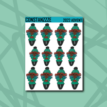 Load image into Gallery viewer, Winter Chibi (DS) Sticker Sheet