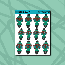 Load image into Gallery viewer, Winter Chibi (DS) Sticker Sheet