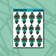 Load image into Gallery viewer, Winter Chibi (DS) Sticker Sheet