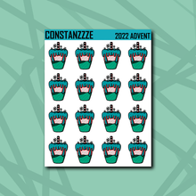 Load image into Gallery viewer, Spooky Winter Drinkies Sticker Sheet