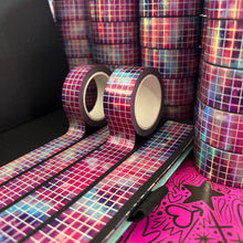 Load image into Gallery viewer, Holo Galaxy Grid Washi Tape 15/20mm